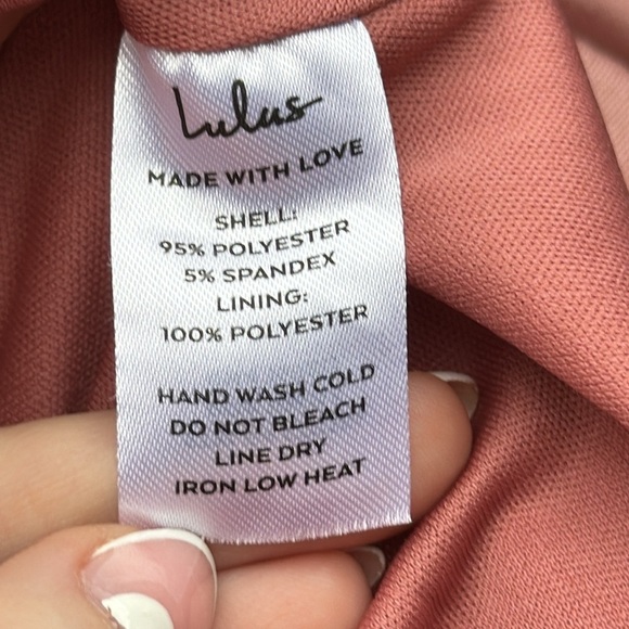 Lulu’s Stunning Luxury Dusty Rose Velvet Sleeveless Maxi Dress, size medium - Picture 10 of 12